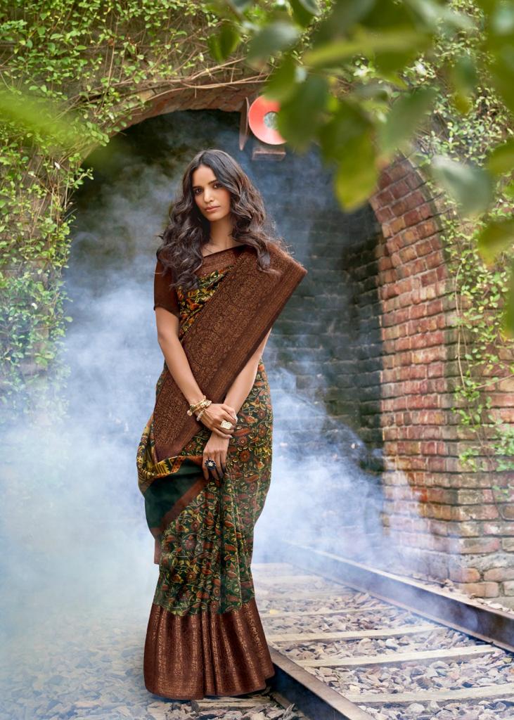 Lt Prerna Casual Wear Soft Linen Designer oarty Wear Saree Collection at Wholesale Price